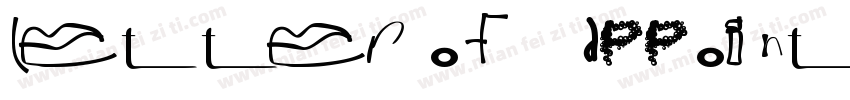 letter ofappointment字体转换